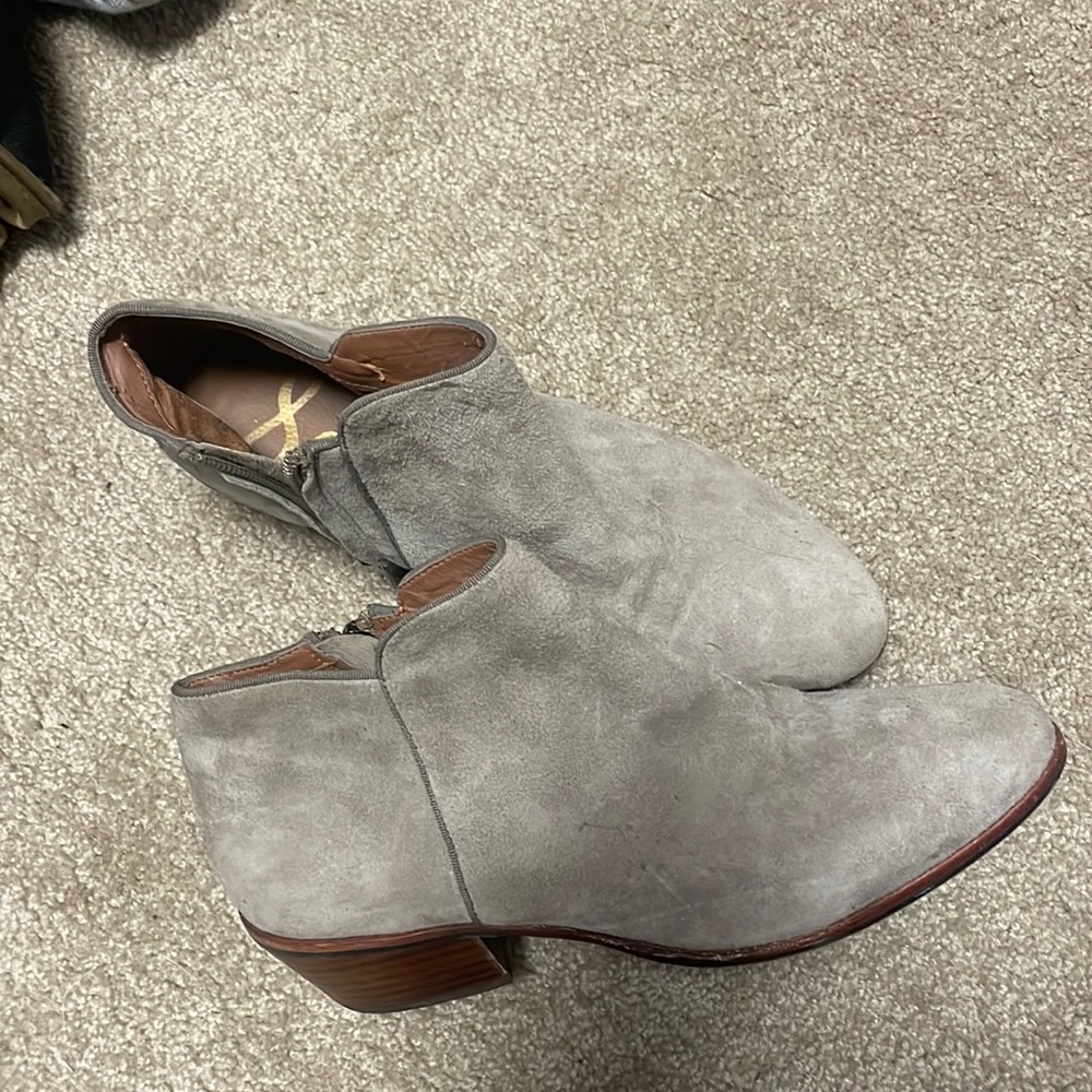Sam Edelman suede booties!